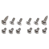 47-53 Headlight Screw Kit, Stainless Steel
