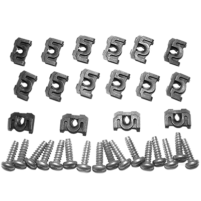 47-57 Headlight Assembly Hardware Kit, Replacement Phillips Screws