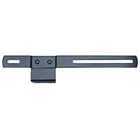 47-53 Front License Plate Mounting Bracket, Black