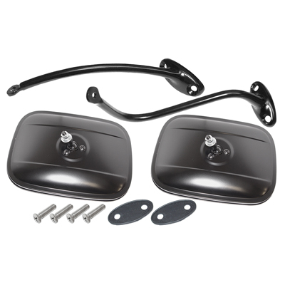 47-55 1st Series Exterior Mirror Kit, Painted, Rectangular