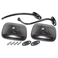 47-55 1st Series Exterior Mirror Kit, Painted, Rectangular