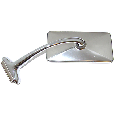 Exterior Peep Mirror, Straight Arm Rectangle Clamp-on Style LH or RH, Each