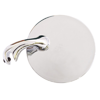 34-50 Chevorlet/GMC Truck Peep Mirror, Chrome, LH, Mounts on Original Rain Deflector