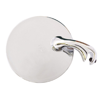 34-50 Chrevrolet/GMC Truck Peep Mirror, Chrome, Right, Mounts to Original Rain Deflector