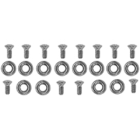 47-52 Interior Door Panel Screws, Chrome