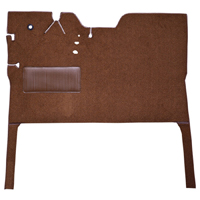 47-55 1st Series Carpet Kit w/ Factory Riser, Dark Saddle