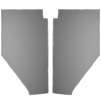 47-55 1st Series Kick Panel Covers, Gray Cardboard