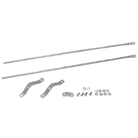 47-55 1st Series Firewall to Fender Braces, Stainless Steel