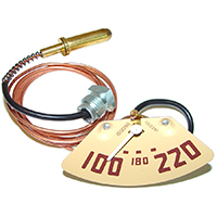 47-51 GMC 6 Cyl. Temperature Gauge, 100