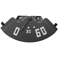 47-48 Chevrolet, Oil Pressure Gauge, 0-60 lbs. Red Needle