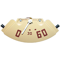 47-51 GMC Oil Pressure Gauge, 0-60 lbs.