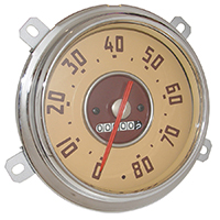 47-51 GMC Speedometer Cluster, 0-80 mph