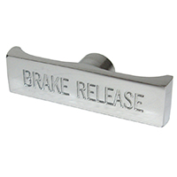 47-53 Emergency Brake Handle, Chrome