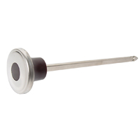 47-53 Headlight Switch Knob & Shaft, Maroon & Stainless Knob