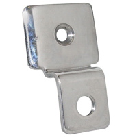47-53 Interior Mirror Mounting Bracket, Polished Stainless Steel