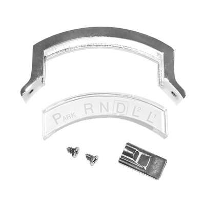 58-72 Chevrolet Car, Deluxe Ididit Chrome 4-Speed Automatic Shift Indicator Kit