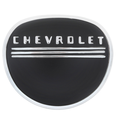 47-53 Chevrolet Truck Horn Cap, Chrome with Black Details