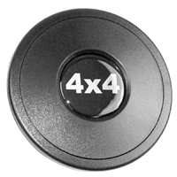 Volante Steering Wheel Horn Cap, GMC, Red