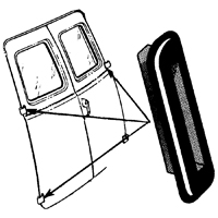 47-59 Suburban/Panel Door Hinge Seals