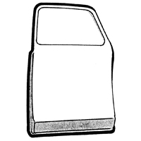 47-55 1st Series Door to Cab Seal