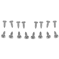 47-55 1st Series Lower Door Seal Reatiner Screw Kit, 16 Pieces