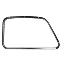 47-50 Door Window Frame Interior Garnish Molding, Black LH