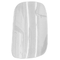 47-55 1st Series Rear Corner Glass, Clear LH