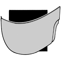 47-55 1st Series Cab Corner, Outer LH