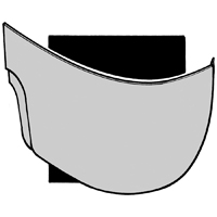 47-55 1st Series Cab Corner, Outer RH