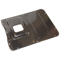 47-55 1st Series Transmission Floor Covers, 4-Speed, Metal