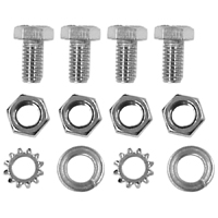 47-55 1st Series Front Fender Brace Rod Bolts, Stainless Steel