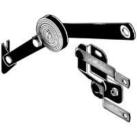 47-55 1st Series Hood Hinge and Support Assembly RH