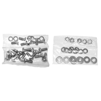 47-55 1st Series Hood Latch Catch & Brace Screw Kit, Stainless Steel