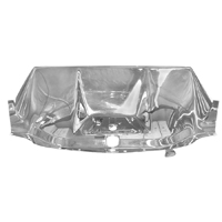 47-53 Chevrolet Hood Latch Panel, Chrome