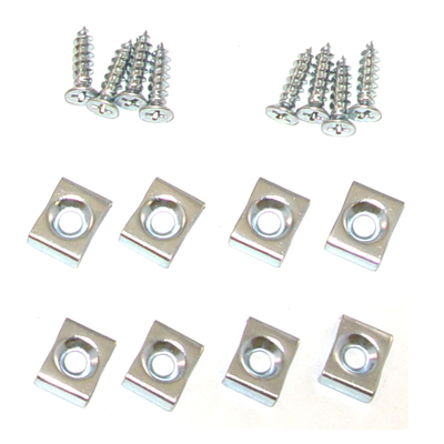 47-55 1st Series Hood to Cowl Seal Clamps and Screw Set