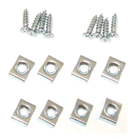 47-55 1st Series Hood to Cowl Seal Clamps and Screw Set