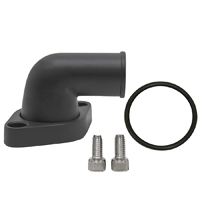 360� Swivel Thermostat Housing, Black, 90� Outlet