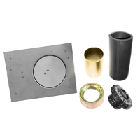 47-59 Weld-in Fuel Filler Door Kit, Flat Panel