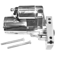 64-87 Chevelle / El Camino V8's Chrome Mini Starter, 153 / 168 Tooth Flywheel