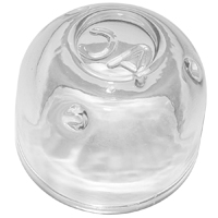 47-59 Fuel Pump Glass Bowl, w/ AC Logo