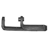 Lower Alternator Conversion Bracket, Orig. for 63-66 Small Block w/ Short Pump, Black