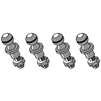 47-52 1/2 Ton Tie Rod & Drag Link Replacement Ball Studs