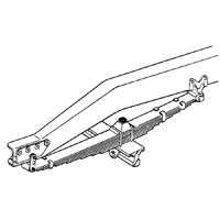 55-59 1/2 Ton Stock Front Leaf Springs, 6 Leaves