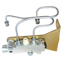 47-59 Front Disc Brake Proportioning Valve Kit, w/ Bracket & Lines