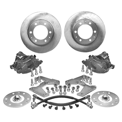 47-59 1/2 Ton 6 Lug Front Disc Brake Conversion Kit