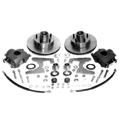 47-59 1/2 Ton 5 Lug Front Disc Brake Conversion Kit