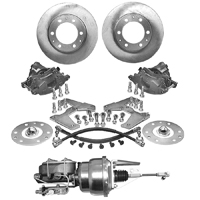 47-55 1st Series 1/2 Ton Power Disc Brake Conversion Kit, 6 Lug