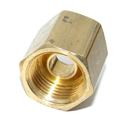 Chevrolet Car Brass Union, 5/8-18 Female Thread Both Sides, 3/8