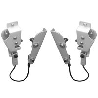 47-59 Hidden Tailgate Latch Kit, Paintable Steel w/ Stainless Steel Cables