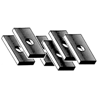 47-53 Stepside Bed Mounting Pads, Shortbed